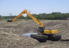 西安湿地挖掘机