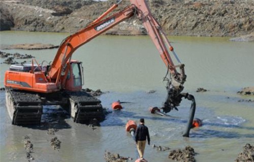 西安挖掘机水库清淤